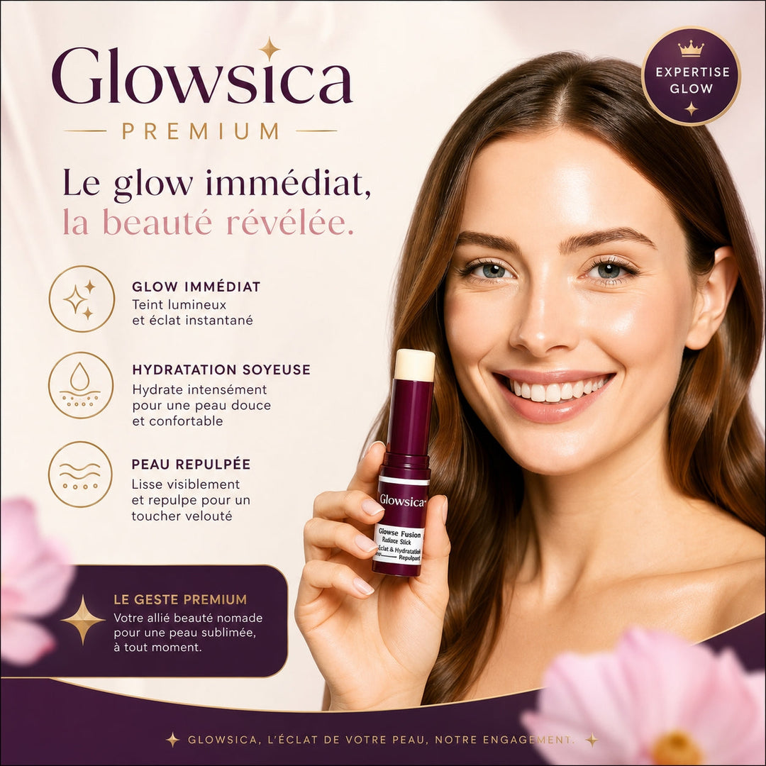 Stick Glow Multi Balm pour un effet glass skin sur les pommettes