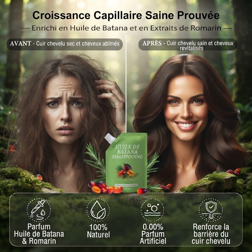 Application du shampooing OLÉANE sous la douche