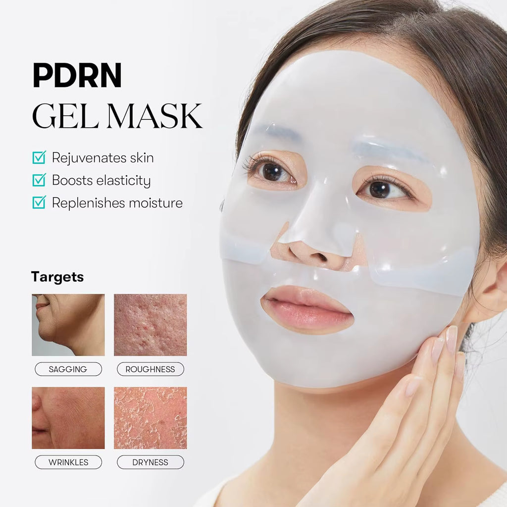 MEDIBALM - Masque Hydrogel PDRN Végétal - Ginseng - Peau d'aspect repulpé et lumineux