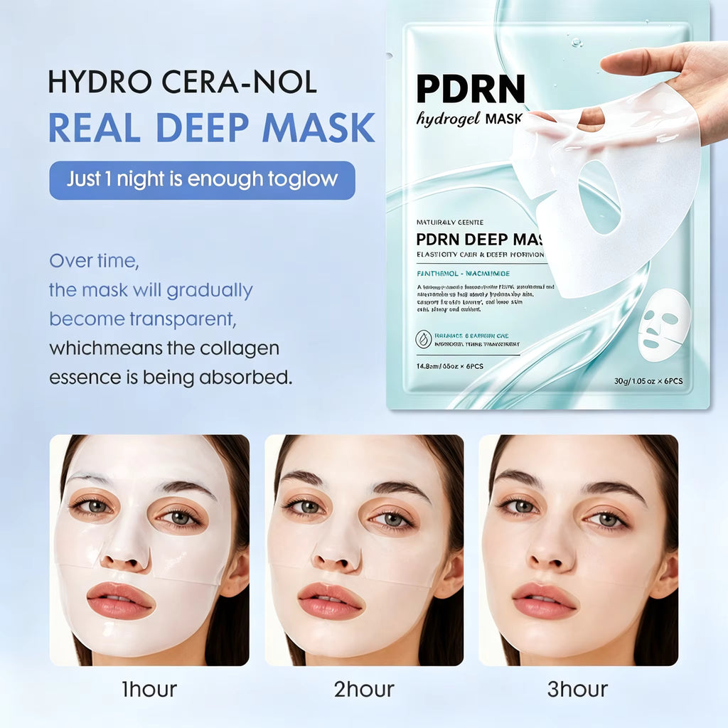 MEDIBALM - Masque Hydrogel PDRN Végétal - Ginseng - Peau d'aspect repulpé et lumineux