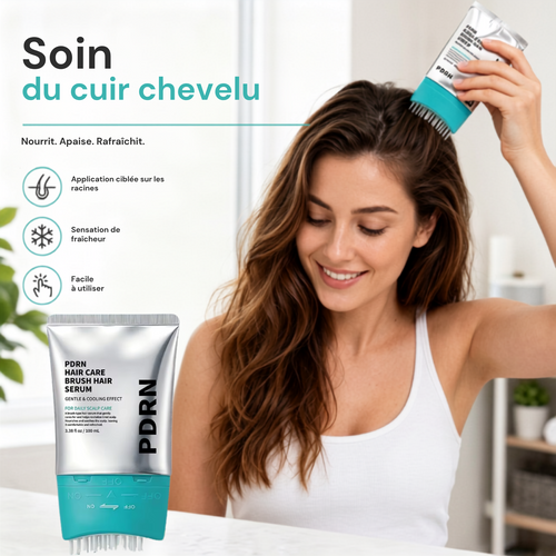 Tete du peigne et picots en silicone souple