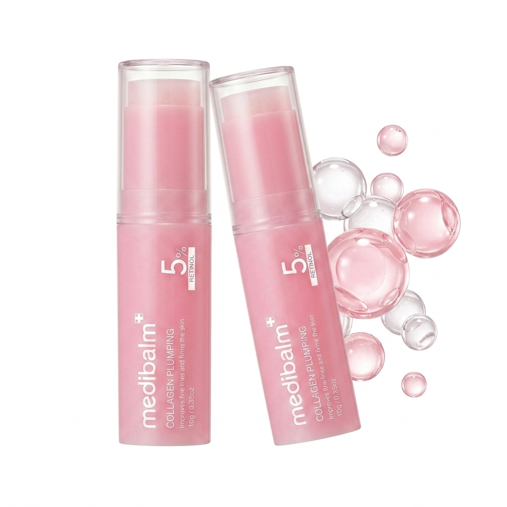 Baume repulpant MEDIBALM, soin coréen visage yeux lèvres