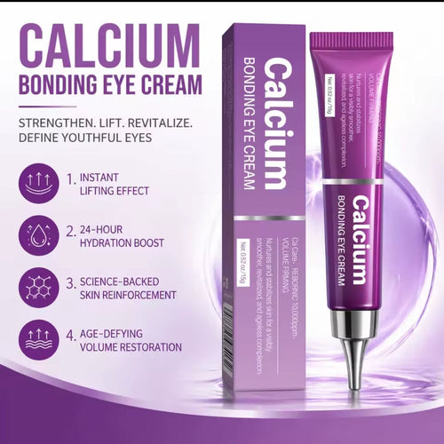 GLOWSICA® Crème Yeux Liftante au Calcium Rebornic 10 000 ppm — Soin anti-rides et anti-poches (15 g)